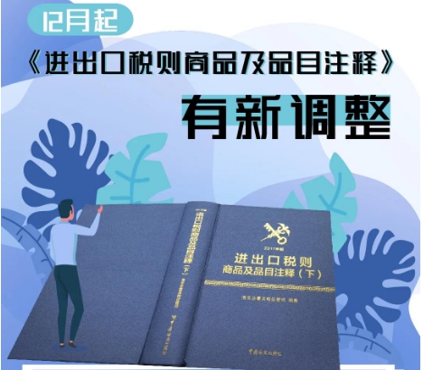 关税聚焦:12月起《进出口税则商品及品目注释》有新调整