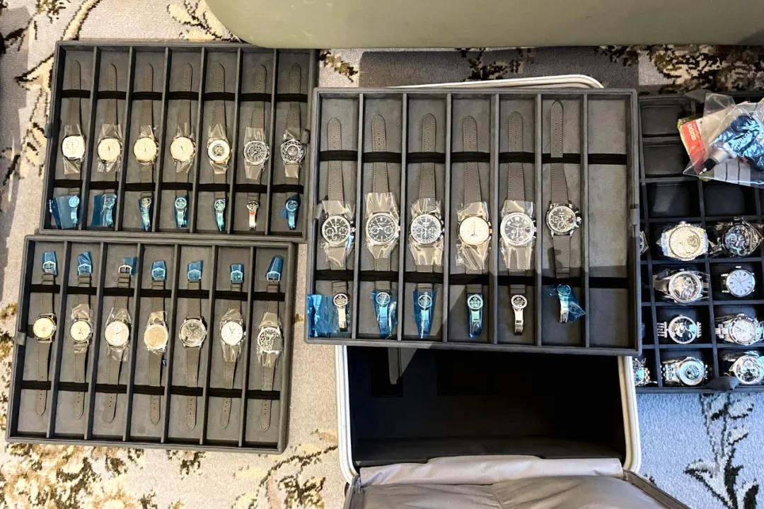 深圳海关查获75只高档手表,总价值高达近1亿元