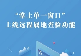海关查验不用跑现场啦,“掌上单一窗口”上线远程属地查检功能