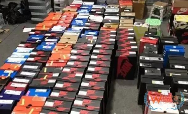 美国海关查获42个集装箱假鞋——货之家