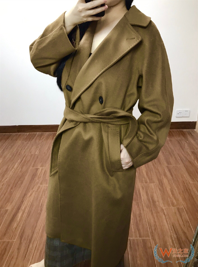 意大利WEEKEND MAX MARA RESINA 羊毛大衣焦糖色42--货之家