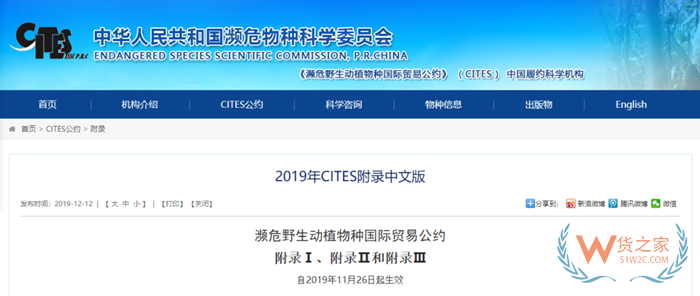 CITES是什么意思?《濒危野生动植物种国际贸易公约》