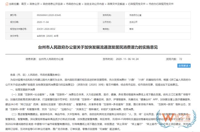 跨境政策.七十五|台州市_台州跨境电商综试区关于跨境电商的扶持政策-货之家